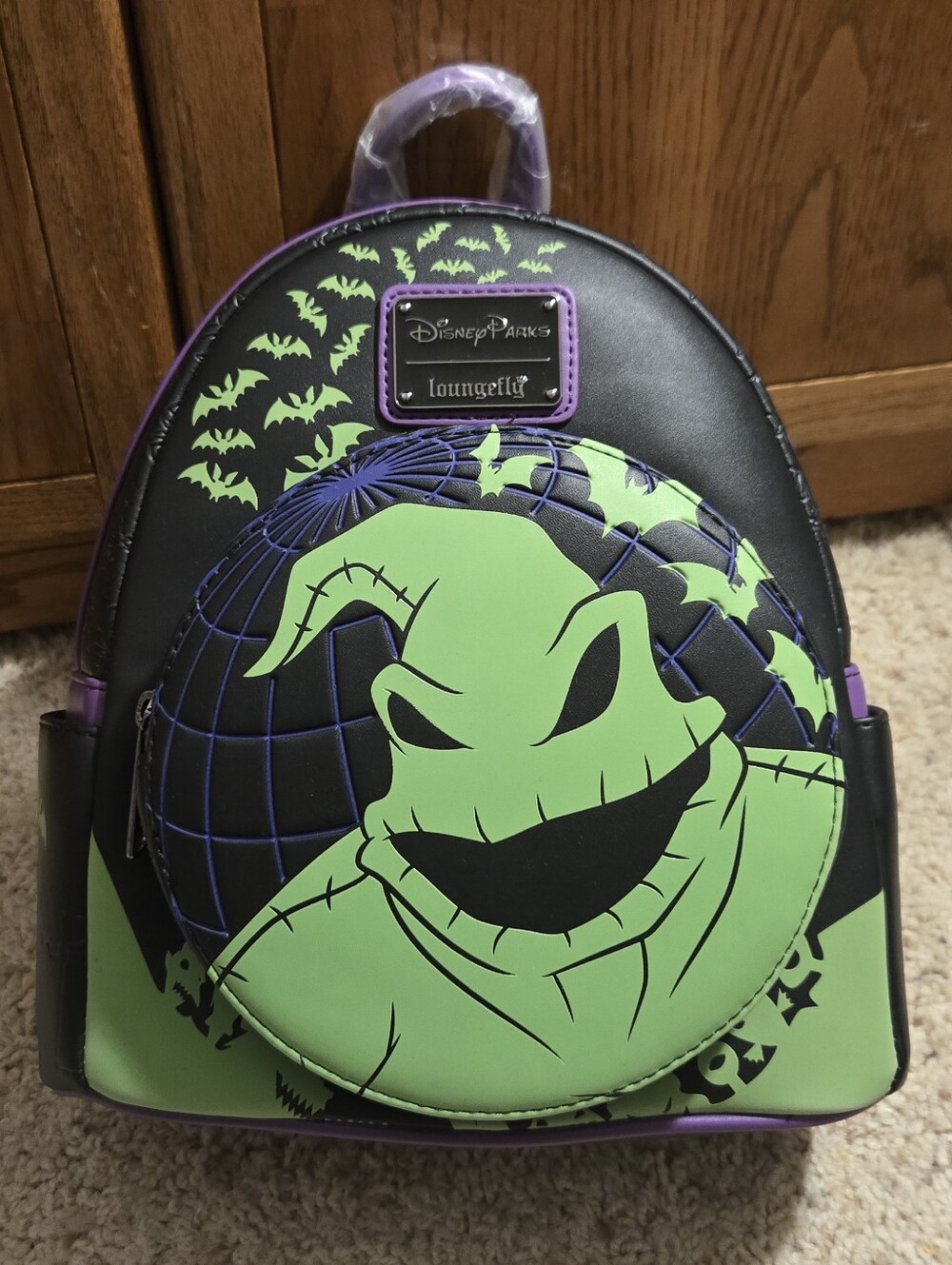 NWT Loungefly x Disneyland 2024 Oogie Boogie Bash Halloween Backpack